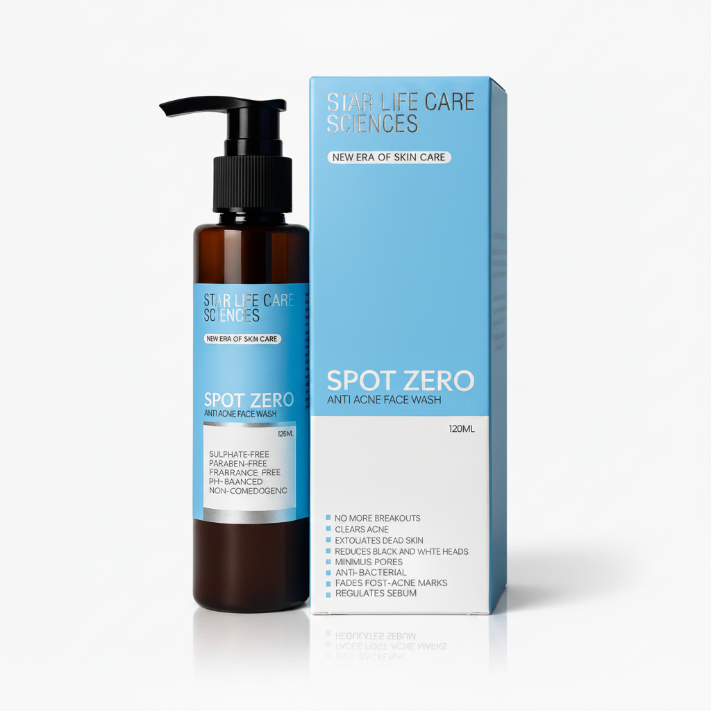 SPOT ZERO Anti Acne Face Wash - starlifecaresciences